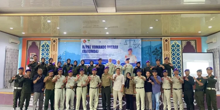 Rapat Komando Daerah, Alumni UIN RIL Terpilih Aklamasi sebagai Komandan Menwa Lampung