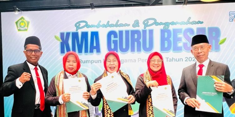 Tambah Lima Guru Besar, Medio Desember 2025 Profesor UIN RIL Berjumlah 51 Orang