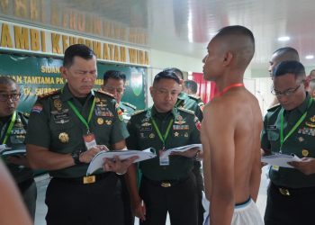 Pangdam XXI/RI Pimpin Sidang Panitia Pusat Penerimaan Tamtama PK Gelombang III TA 2025 di Bandar Lampung