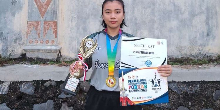 Mahasiswi Akuntansi Darmajaya Raih Gelar Pesilat Terbaik di PORKAB Lampung Utara 2025