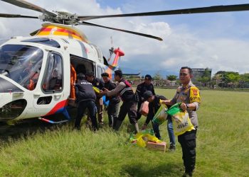 Polri Kirim Bantuan Logistik Via Udara, untuk Korban Banjir Aceh dan Sumatera Utara