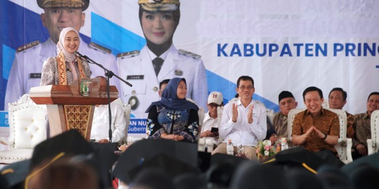 Wagub Jihan Nurlela Apresiasi 417 KPM PKH Pringsewu Lulus Graduasi Mandiri