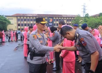 1.256 Personel Polda Lampung Naik Pangkat