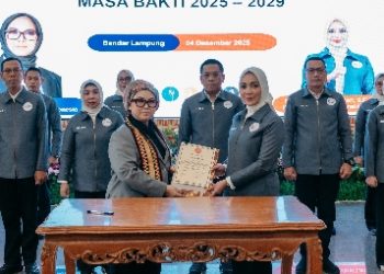 Purnama Wulan Sari Mirza Resmi Pimpin Gimnastik Lampung, Targetkan Peningkatan Prestasi