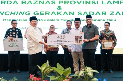 Pembukaan Rakorda Baznas Lampung, Dorong Penguatan Peran Zakat sebagai Instrumen Kesejahteraan Masyarakat