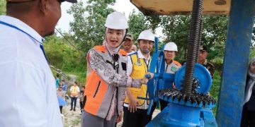 Dukung Swasembada Pangan, Wagub Jihan Resmikan Rehabilitasi Irigasi Way Ngison Senilai Rp7,8 Miliar