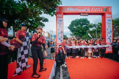 Ketua TP PKK Lampung Buka INIlari beneRun, Dorong Kolaborasi INI dan Masyarakat