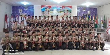 Kwarda Jihan Nurlela Lepas 57 Pramuka, Ikuti Kemah Perdamaian Saki Ma’arif NU