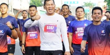 Berlari Bersama Warga, Pangdam XXI/Radin Inten Ajak Masyarakat Hidup Sehat dan Bersatu