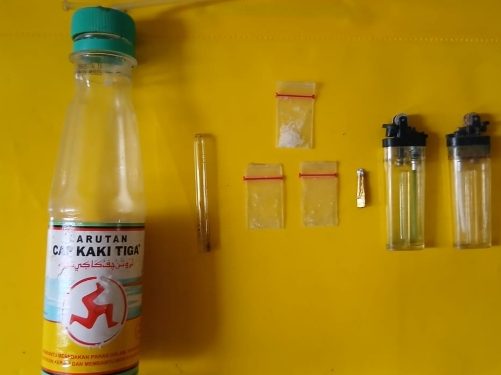 Kedapatan Pesta Narkoba, Tiga Pria Warga Panca Jaya di Ciduk Polisi