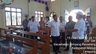 Satgas Nataru Mabes Polri Cek Kesiapan Personel Polres Mesuji Jelang Ops Lilin Krakatau 2025