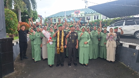 Kodim 0410/KBL Gelar Serah Terima Jabatan Kasdim