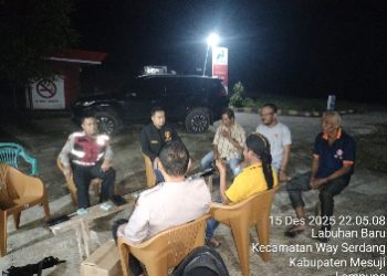 Jalin Silaturahmi dan Sinergitas, Kapolsek Way Serdang Lakukan Sambang Desa