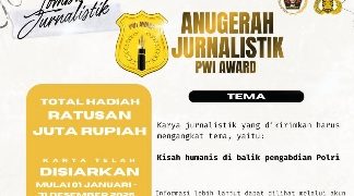 PWI Gelar AJP 2025 dengan Hadiah Rp300 Juta, Perkuat Peran Jurnalisme di Bencana Sumatera