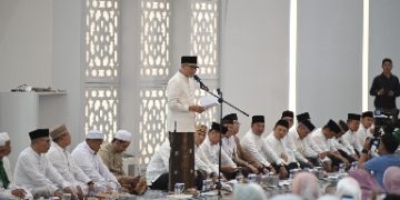 Gelar Istighosah Kubro di Masjid Raya Al-Bakrie, Pemprov Lampung Panjatkan Doa untuk Keselamatan Bangsa