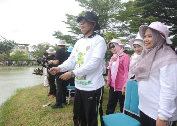 Fun Fishing dan Penanaman Pohon Warnai Dies Natalis ke-57 UIN RIL dan HAB Kemenag ke-80