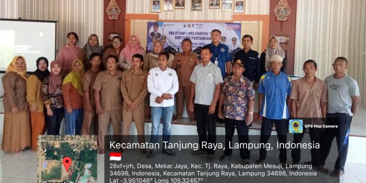 Kemendes PDTT RI Gelar Pelatihan Kelompok Tani Desa Mekar Jaya