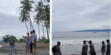 Polsek Kota Agung Olah TKP Insiden Dua Remaja Tenggelam