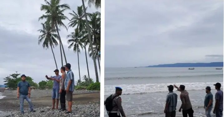 Polsek Kota Agung Olah TKP Insiden Dua Remaja Tenggelam