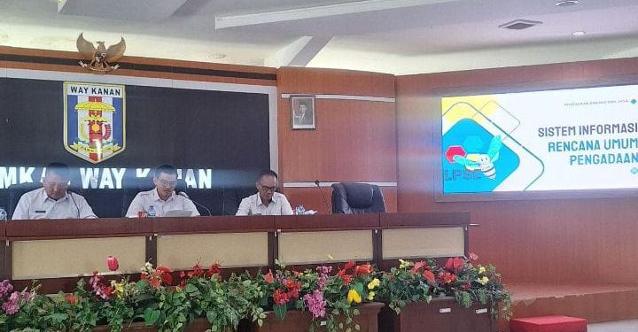 Sekdakab Way Kanan Dr Arie Buka Sosialisasi SIRUP