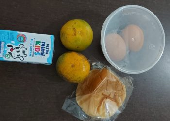 Menu MBG SPPG Sepangjaya Labuhanratu untuk Dua Hari Cuma Begini?