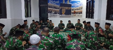 Jelang Pergantian Tahun, Kodim 0410/KBL Gelar Do’a Bersama