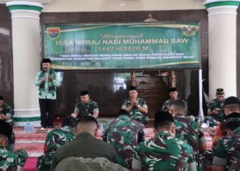 Kodim 0410/KBL Gelar Peringatan Isra’ Mikra’j