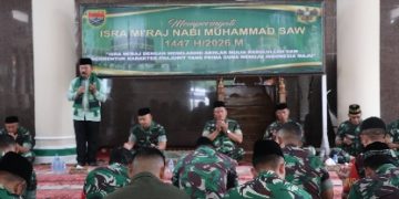 Kodim 0410/KBL Gelar Peringatan Isra’ Mikra’j