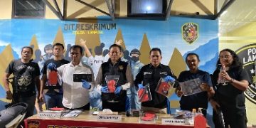 Polda Lampung Ungkap Pelaku Curanmor yang Beraksi di 8 Tkp
