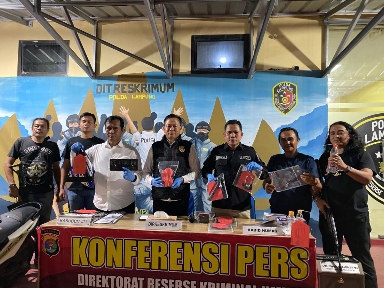 Polda Lampung Ungkap Pelaku Curanmor yang Beraksi di 8 Tkp