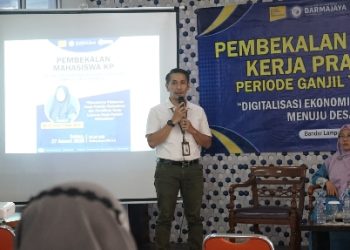 Puluhan Mahasiswa Unggul IIB Darmajaya Digembleng Kerja Praktik untuk Dongkrak Produktivitas Dunia Kerja