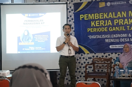 Puluhan Mahasiswa Unggul IIB Darmajaya Digembleng Kerja Praktik untuk Dongkrak Produktivitas Dunia Kerja
