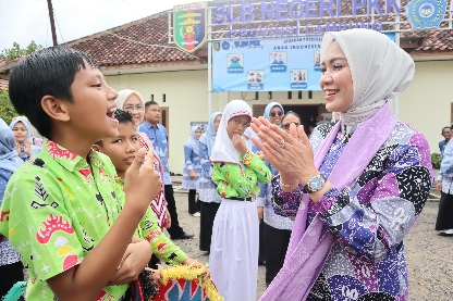 Ketua TP. PKK Provinsi Lampung Dorong Kemandirian Anak Istimewa melalui Pendidikan Inklusif