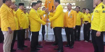 Darlian Pone Resmi Dilantik Sebagai Ketua DPD Partai Golkar Kabupaten Way Kanan