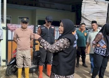 Walikota Eva Dwiana Bergerak Cepat Tinjau Sejumlah Lokasi Pasca Banjir