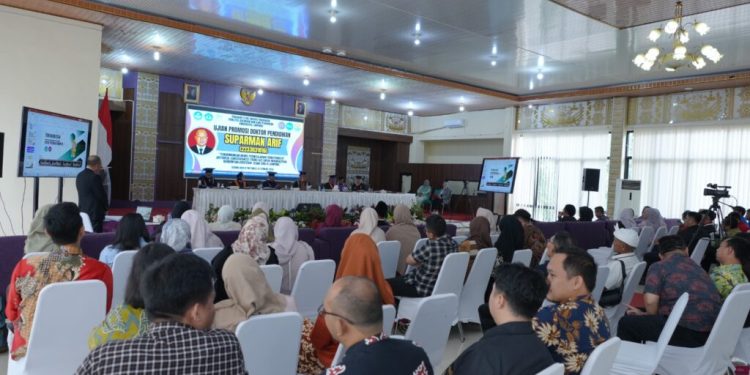 Promosi Doktor Suparman Arif Hadirkan Dirjen GTK sebagai Penguji Eksternal
