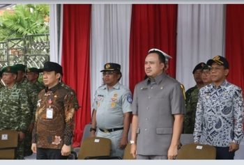Ketua Komisi I DPRD Lampung Hadiri Upacara Gelar Operasi Gaktib dan Yustisi Polisi Militer TNI TA 2026