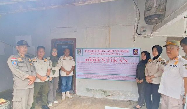 Satpol PP Lampung Timur Tutup Dua Tempat Karaoke Karena Dinilai Langgar Perda