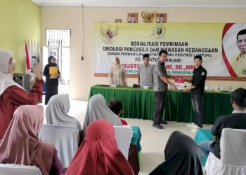 Mustika Bahrum Perkuat Wawasan Kebangsaan Warga Parerejo Lewat Pembinaan Ideologi Pancasila