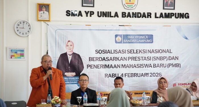 Unila Gelar Sosialisasi PMB Tahun 2026 di SMA YP Unila