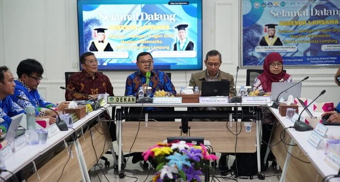 FMIPA Gelar Asesmen Lapangan Lamsama Prodi S-2 Matematika