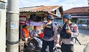 Kompi 2 Batalyon A Pelopor Gelar Patroli, Demi Kenyamanan Warga