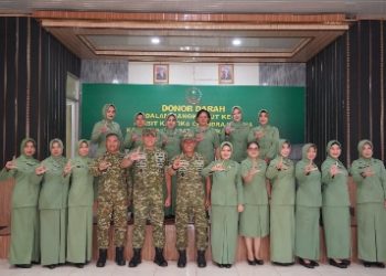 ”Setetes Darah, Sejuta Harapan”: Persit KCK Koorcabrem 043 Himpun 150 Kantong Darah di HUT ke-80