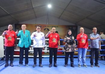 Waka Polda Lampung Buka Polresta Bandar Lampung Boxing Championship 2026