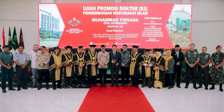 Ketua DPRD dan Gubernur Lampung Apresiasi Promosi Doktor Muhammad Firsada