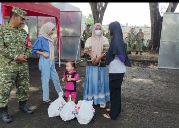 Stand Kodim 410/KBL Diserbu Peserta Bazar Ramadhan