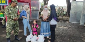 Stand Kodim 410/KBL Diserbu Peserta Bazar Ramadhan