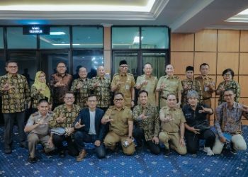 Gubernur Rahmat Mirzani Djausal Terima Jajaran Pengurus Kagama Lampung