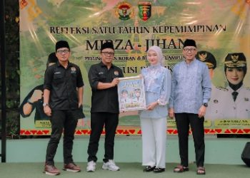Mirza–Jihan Hadiri Peluncuran Koran IJP dan Buku Refleksi Satu Tahun Kepemimpinan