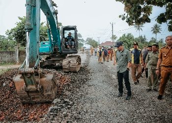 Pemprov Lampung Kebut Penanganan Perbaikan Jalan Provinsi Ruas Gunung Batin–Daya Murni Lamteng